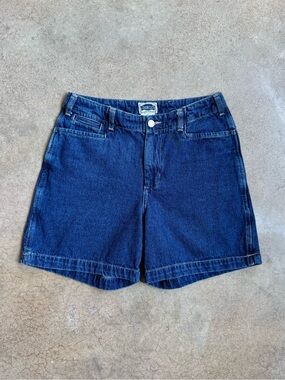 90s Vintage Dark Wash Denim Shorts
